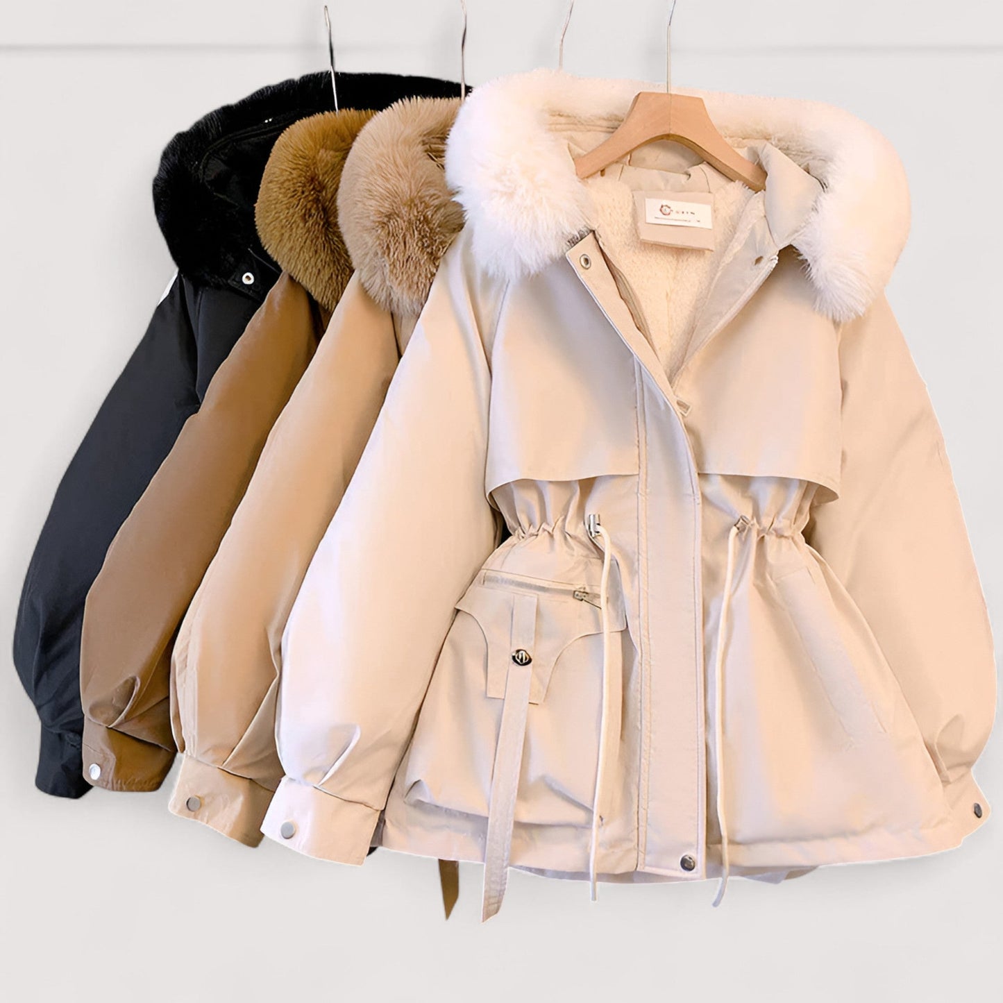 Noor™ Abrigo de invierno con capucha