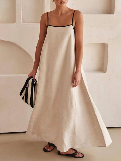 Vestido de tirantes en contraste summer vibe