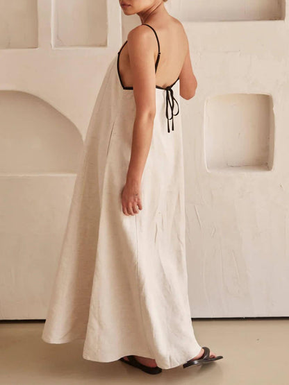 Vestido de tirantes en contraste summer vibe