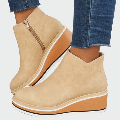 Blanka™ | Botas de cuero con plataforma