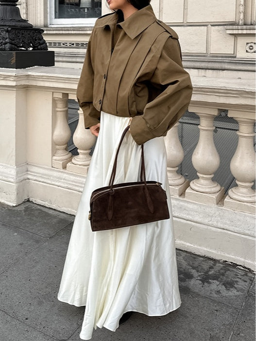 Liora™ Chaqueta holgada con solapa