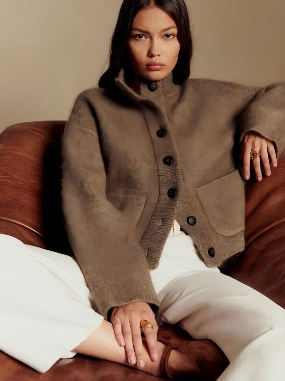 Lyra™ | Chaqueta Mohair Teddy