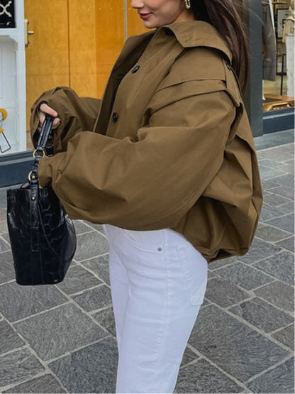 Liora™ Chaqueta holgada con solapa