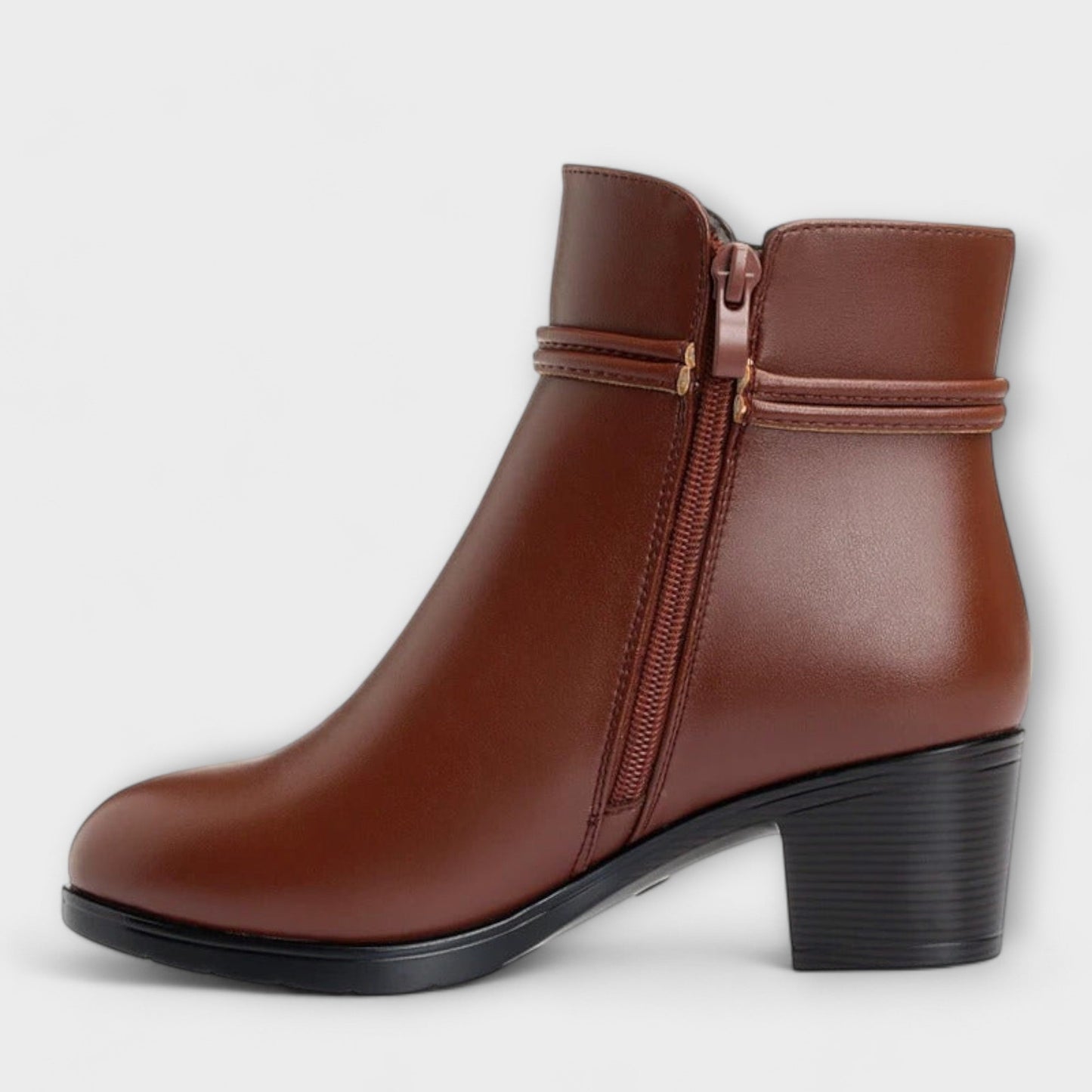 Emilija™ Botas de piel auténtica