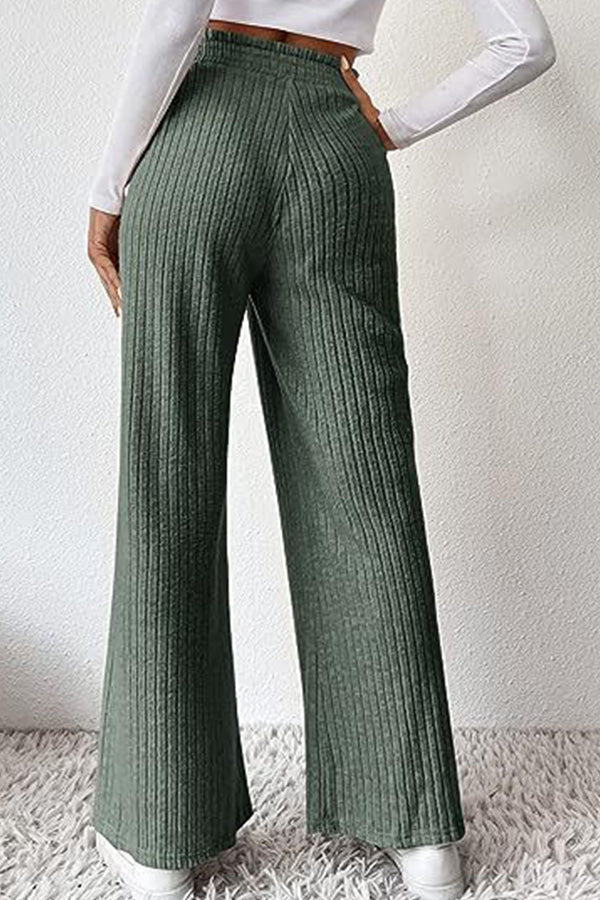 Pantalón de punto casual holgado