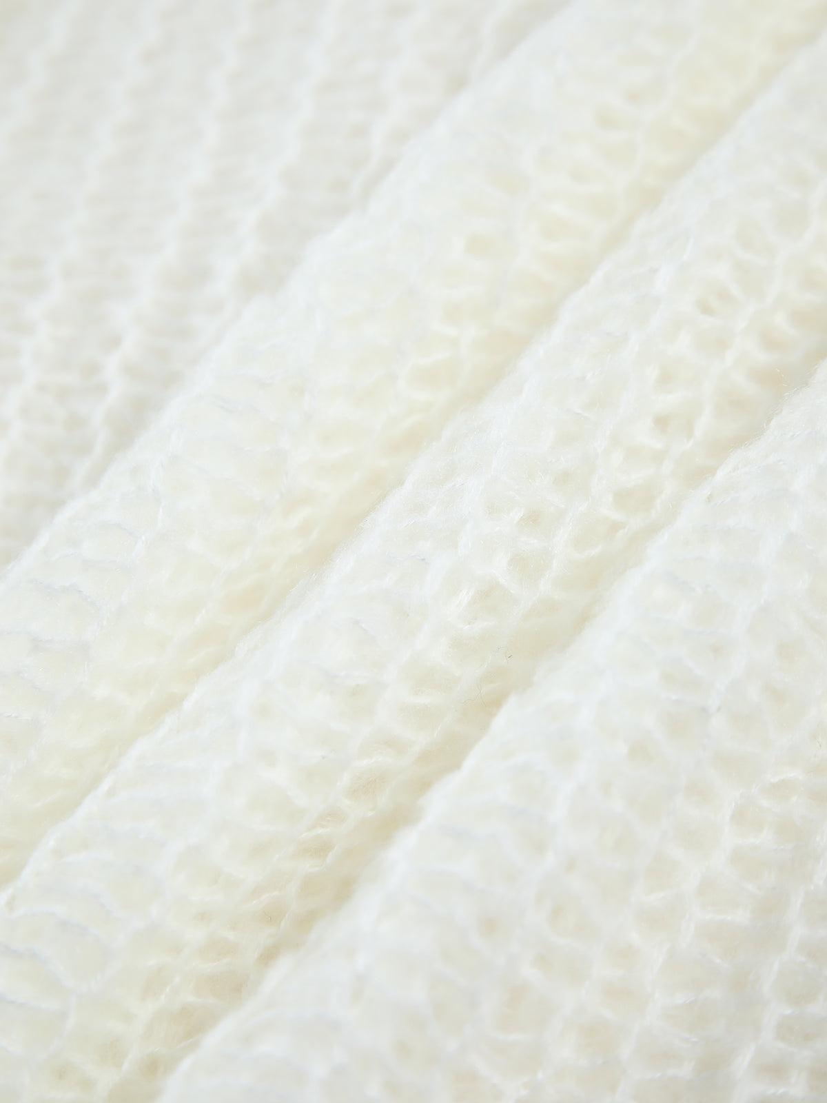 Jersey oversize de punto calado