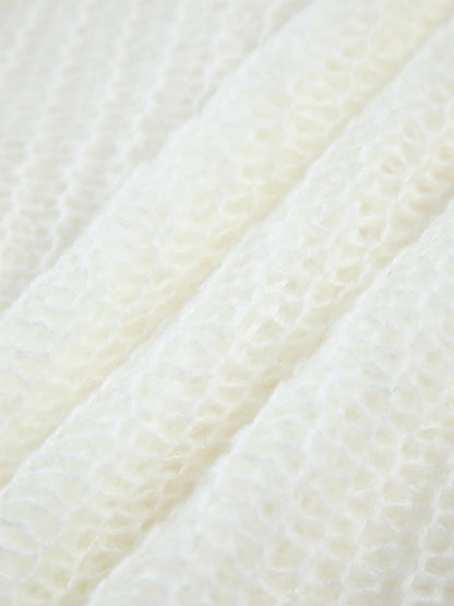 Jersey oversize de punto calado