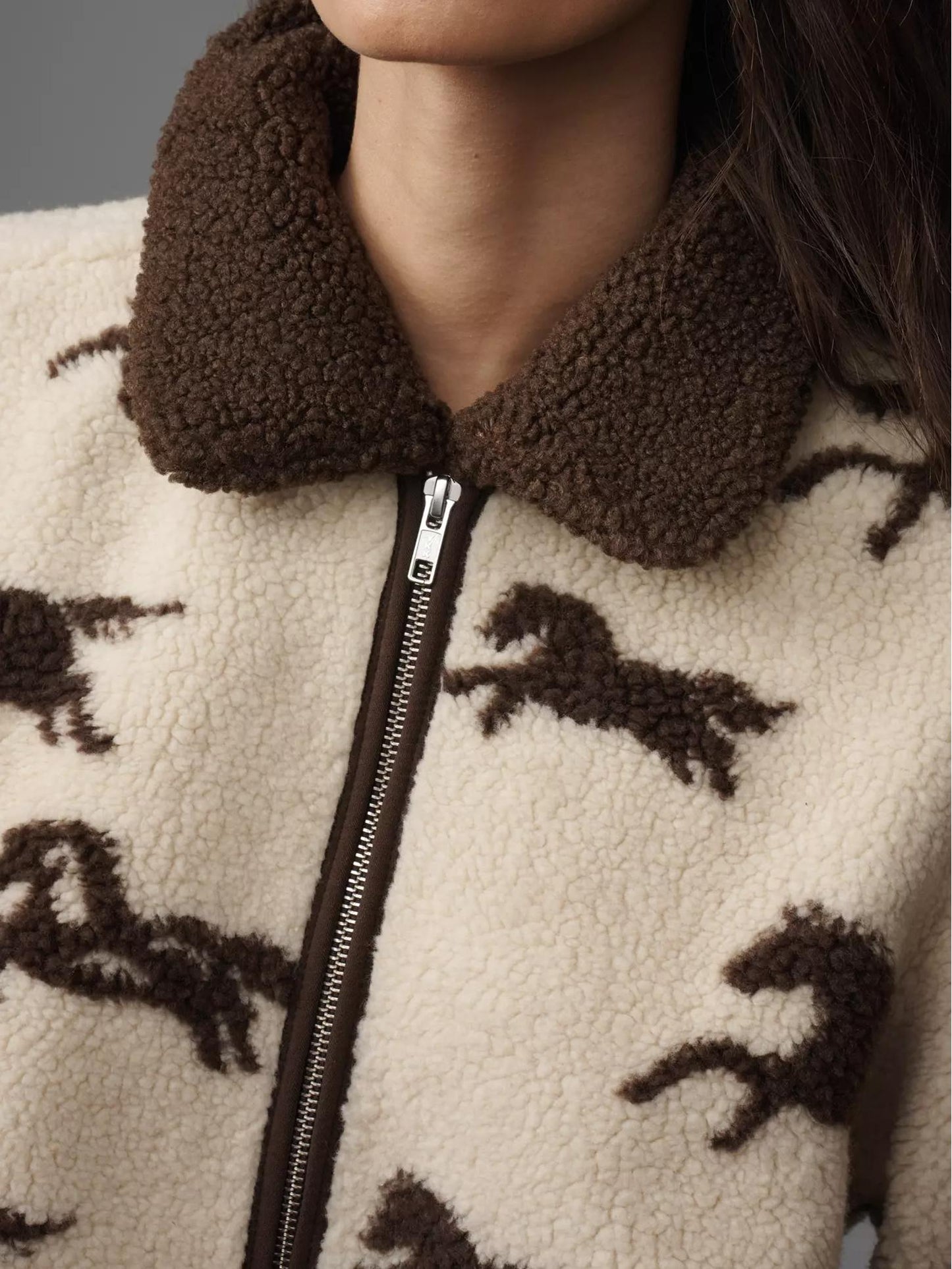 Liah™ | Chaqueta Sherpa Western Charm