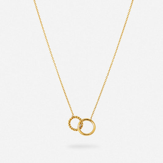 Double Hoop Necklace