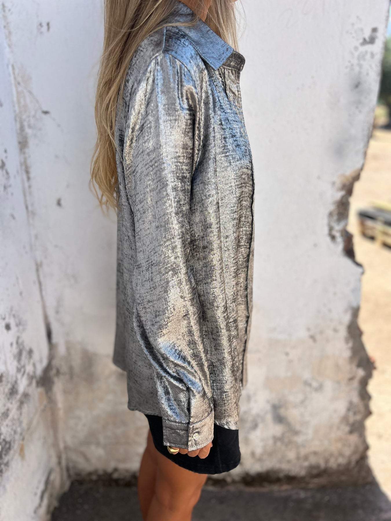 Camisa de ante con solapa